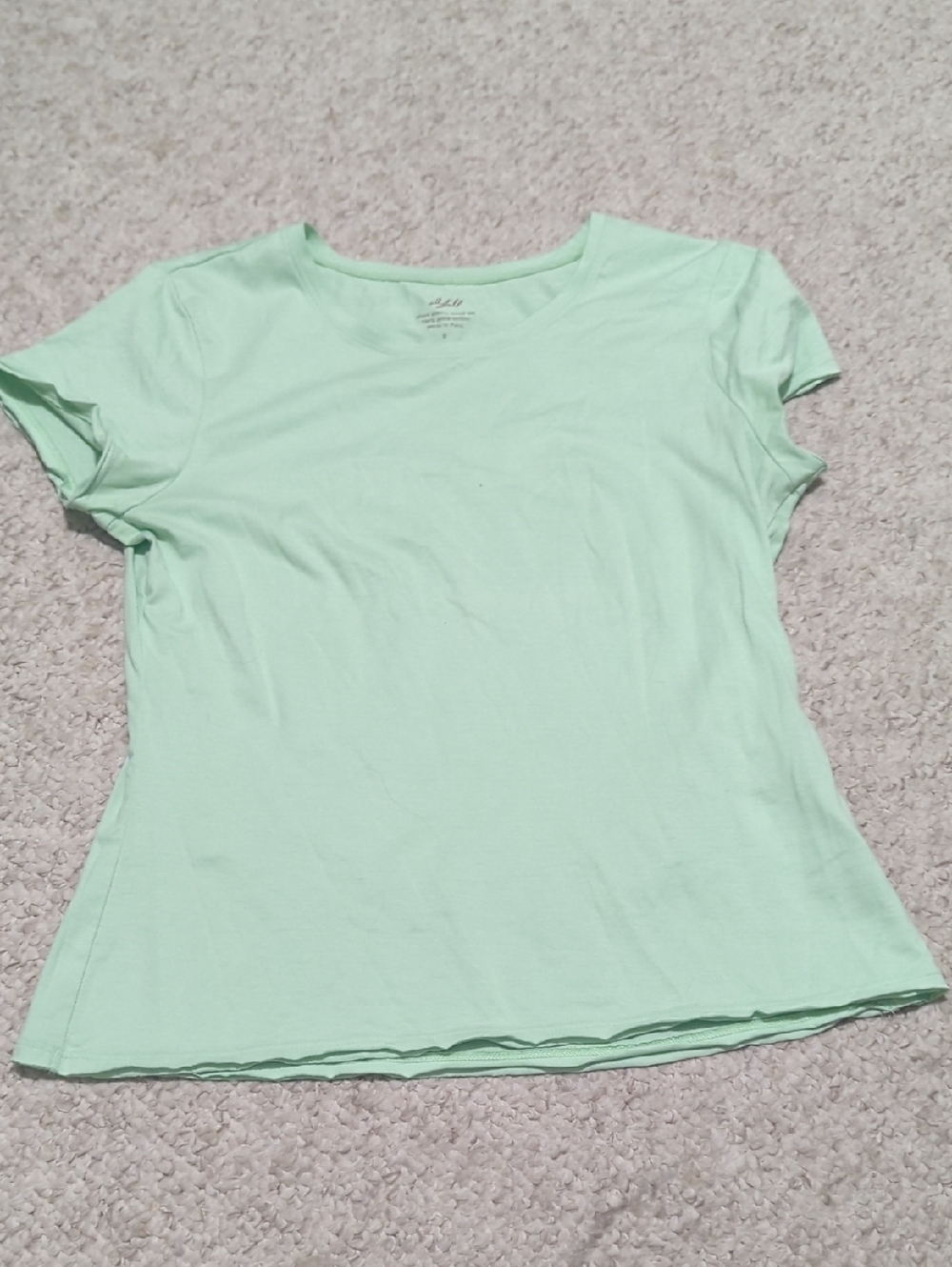 J. Jill Short Sleeve Tee in Mint Green